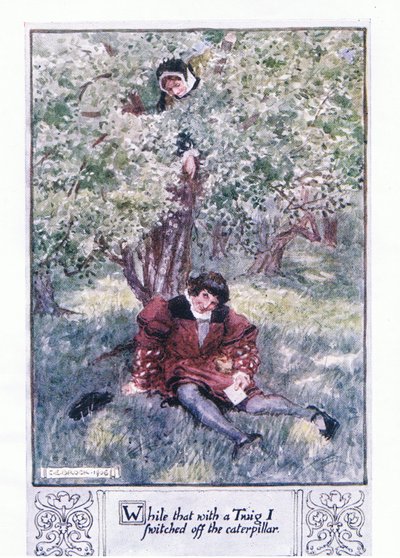 While that with a twig I switched off the caterpillar by Charles Edmund Brock
